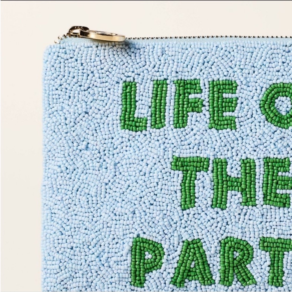 Kate Spade Life of the Party Beaded Clutch NWT - Picture 4 of 6